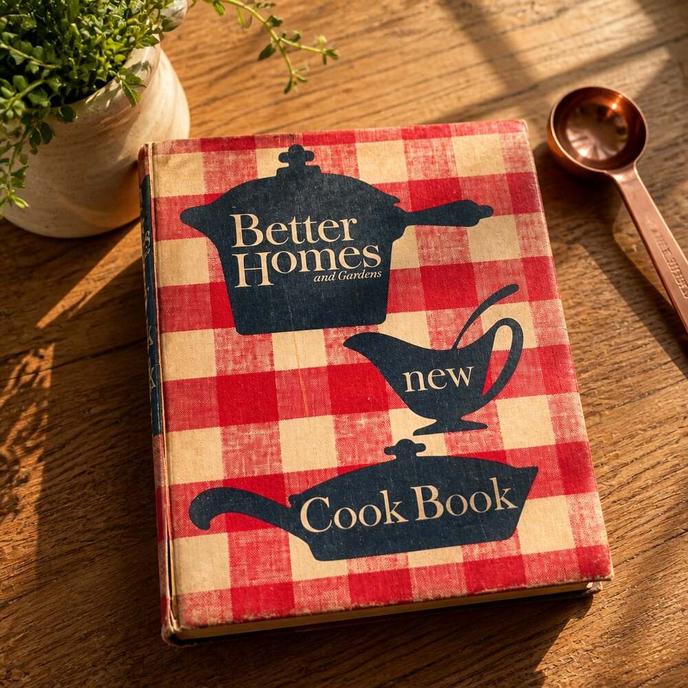 VTG 1968 Better Homes and Gardens New Cook Book 3-Ring Binder.